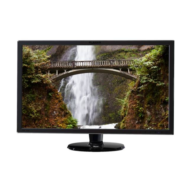 Planar PXL2770MW 27 inch Widescreen 1,000:1 14ms VGA/HDMI/DisplayPort LED LCD Monitor, w/ Speakers (Black)