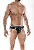 Malebasics Contrast Brief -Asphalt-