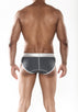 Malebasics Contrast Brief -Asphalt-