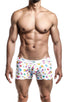 Malebasics New Hipster Trunk White Splash-X-Large-White Splash