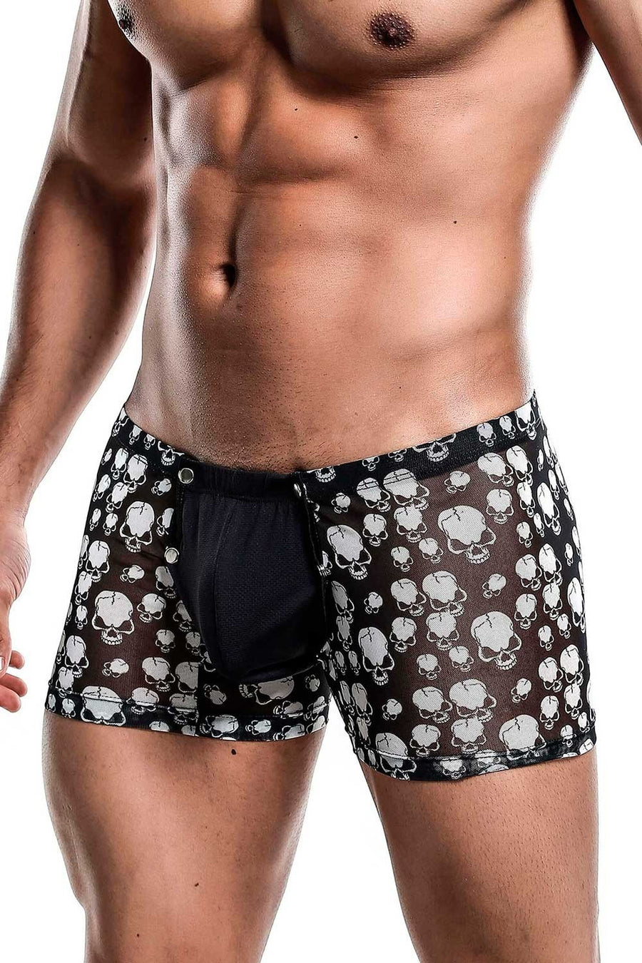MOB Men's Boxer Tull Pouch Print  -Small/Medium-Leopard