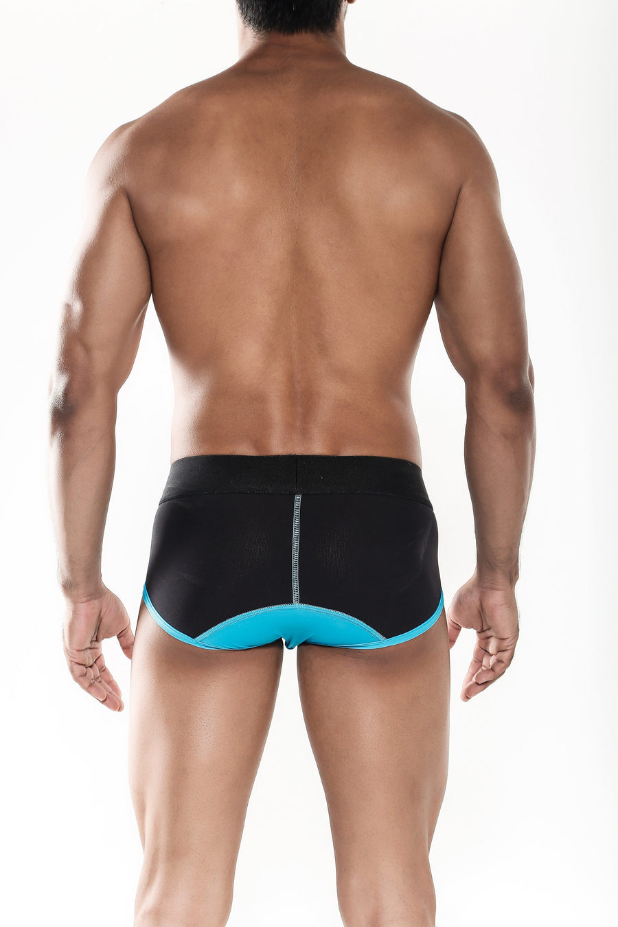 MaleBasics Neon Brief	-Small-Neon Blue