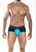 MaleBasics Neon Brief	-Small-Neon Blue