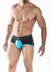MaleBasics Neon Brief	-Small-Neon Blue