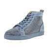 Men's Louis Orlato Strass Suede Leather Hi-Top Sneakers - Light Blue