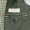 Drop 7 Check Wool Blend 3 Roll 2 Button Sport Coat - Green