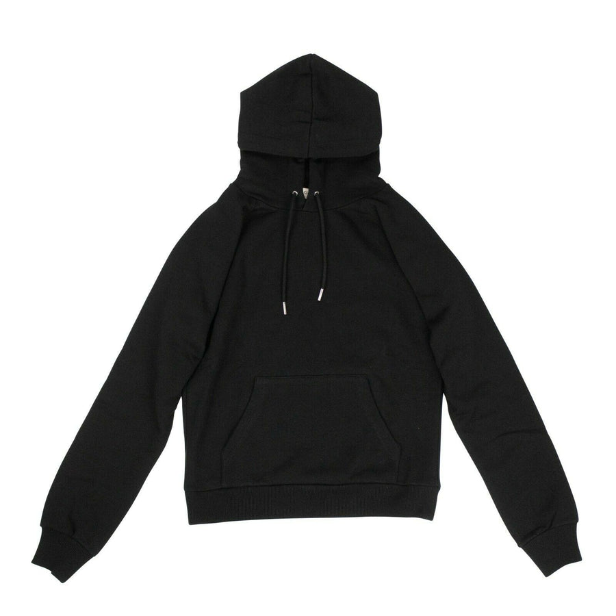 Cotton Celine Logo On Back Hoodie Sweatshirt - Black