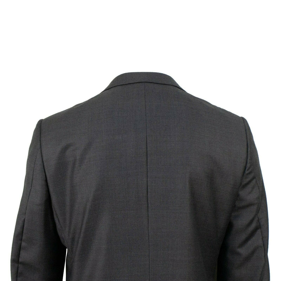 Wool Two Button Suit - Gray