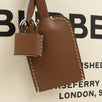 Cotton Horseferry Print Canvas Cube Bag - Beige