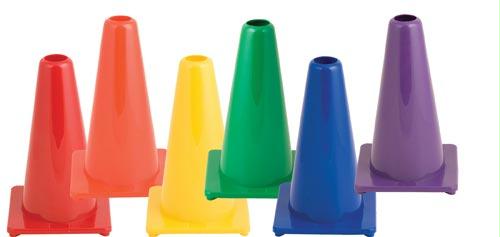 HI Visibility Flexible Vinyl Cone Set - 9