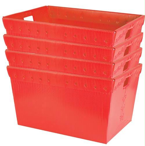 Large Plastic Nestable Storage Totes - 28