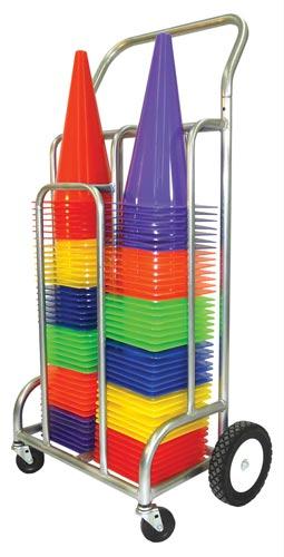 Double EZ-Roll Poly Cone Cart