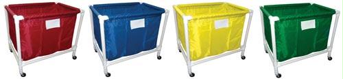 Large PVC/Nylon Equip. Carts - Set of 4
