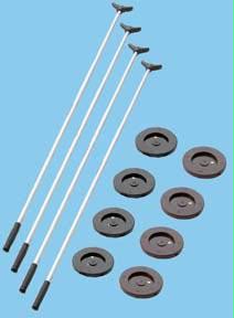 Aluminum Cue Shuffleboard Set