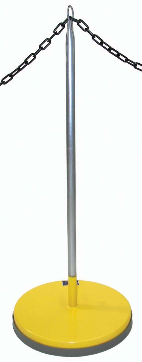 Portable Rope Post - Yellow