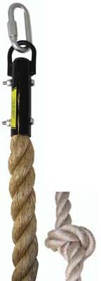 18' Unmanila Climbing Rope w/ Big Knots