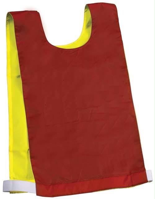 Reversible Pinnies - Red/Yellow (Dozen)