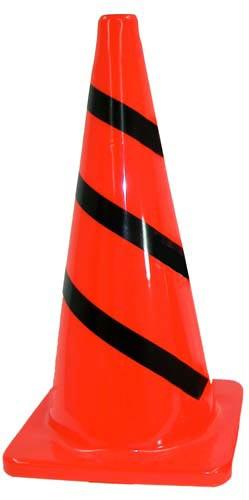 Heavy-Duty Striped Cone - 28