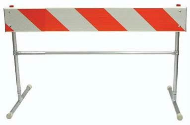 Indoor/Outdoor Movable Barricade - 4' Wide