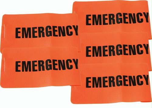 I.D. Armbands - Emergency (Set of 5)
