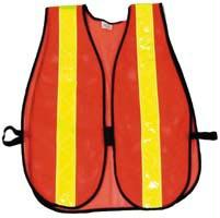 High-Quality Mesh Reflective Vest - Orange