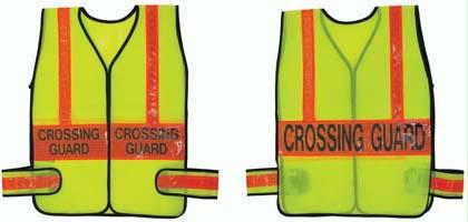 Crossing Guard Vest - Lime w/ Orange (X-Large)
