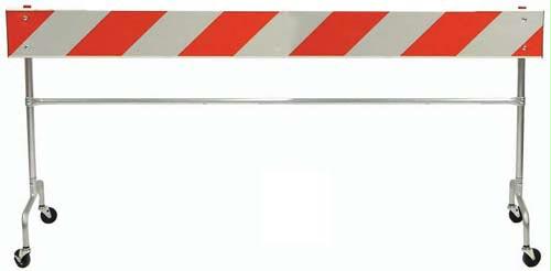 Indoor/Outdoor Wheeled Barricade - 8' Wide