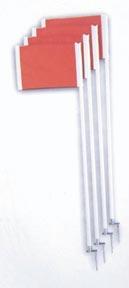 Deluxe Soccer Corner Flags Set w/ Springs