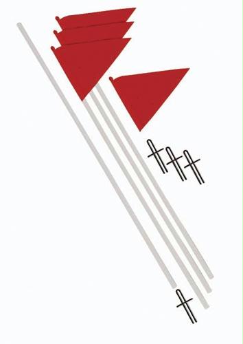 Economy Soccer Corner Flags