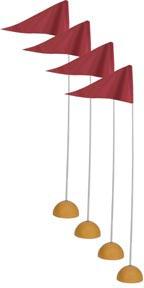 Universal Indoor/Outdoor Corner Flags