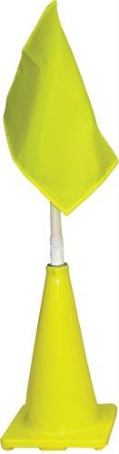 Yellow Cone w/ Yellow Flag (Plain)