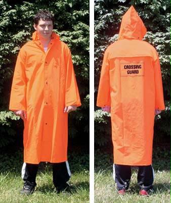 Orange Raincoat W/Emblem-XX-Large