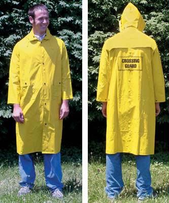 Yellow Raincoat W/Emblem-Medium