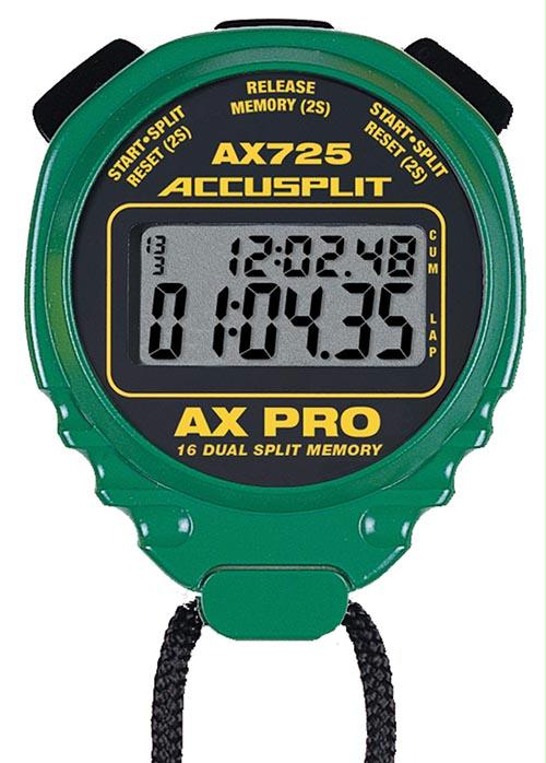 ACCUSPLIT AX725 Pro Timer - Green