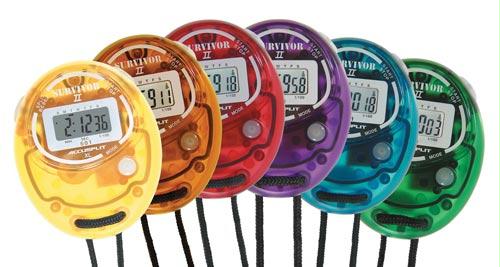 Accusplit Survivor II Translucent Stopwatches - Set/6