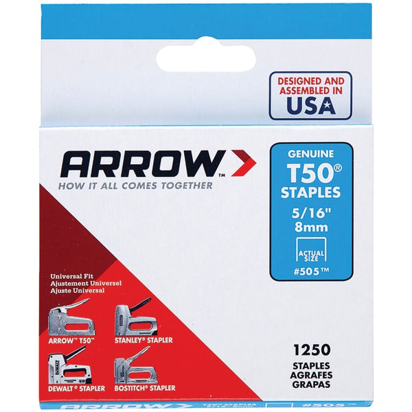 T50(R) Staples, 1,250 pk (5/16