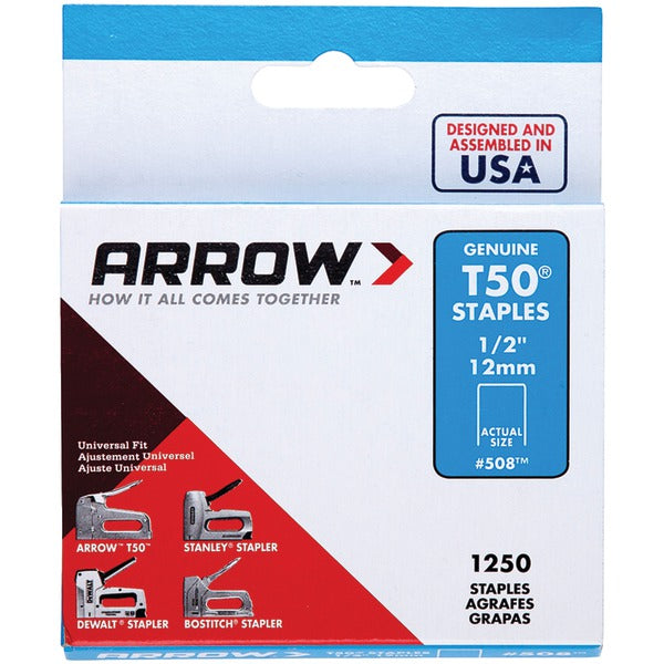 T50(R) Staples, 1,250 pk (1/2