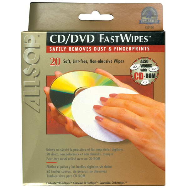 CD FastWipes(TM), 20 Pack