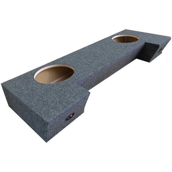 Dual Sealed Carpeted Enclosure for Dodge(R) Ram Quad Cab 2019 and Up (12 Inch)