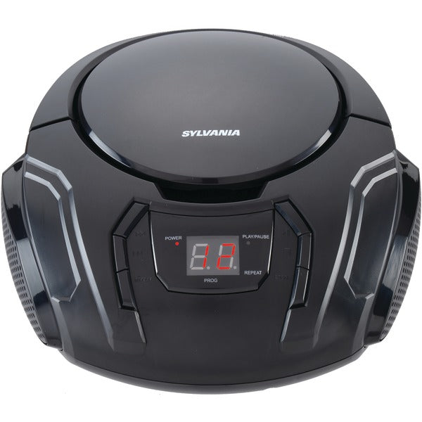 Portable CD Player with AM/FM Radio (Black)