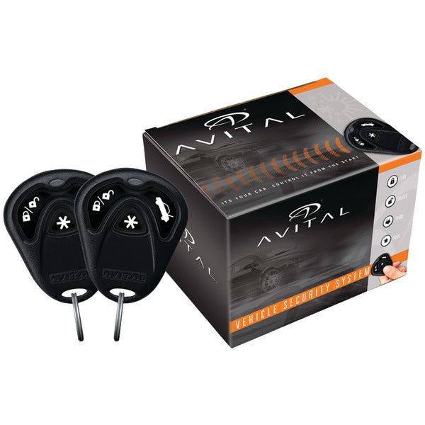 3100 1-Way Security System with Siren & Two 4-Button Remotes