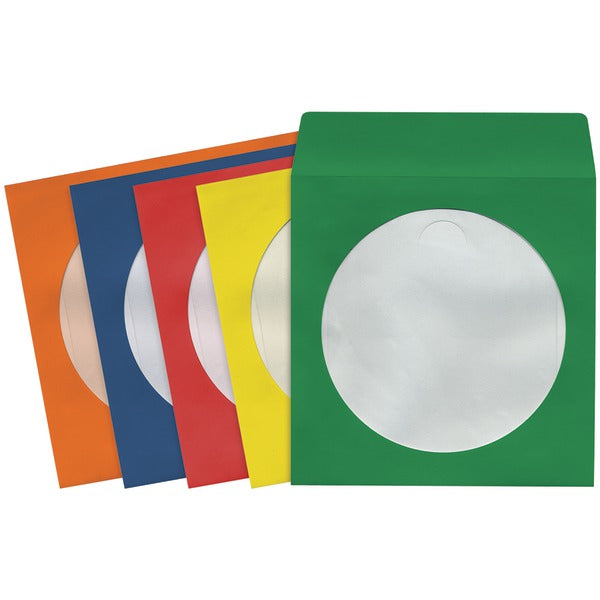 CD/DVD Storage Sleeves (50 pk; Colors)