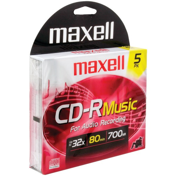 80-Minute Music CD-Rs (5 pk)