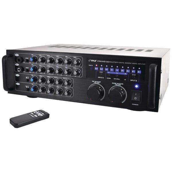1,000-Watt Bluetooth(R) Stereo Mixer Karaoke Amp