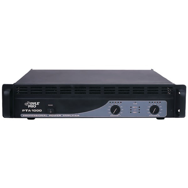 1,000-Watt, 2-Channel Professional Power Amp with Bluetooth(R)