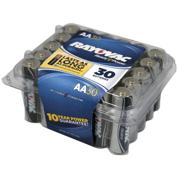 Alkaline Batteries Reclosable Pro Pack (AA; 30 pk)