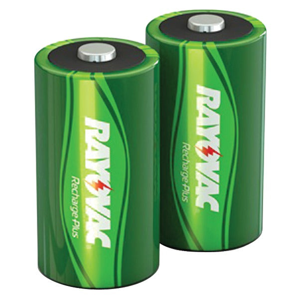 Ready-to-Use NiMH Rechargeable Batteries (D; 2 pk; 3,000mAh)
