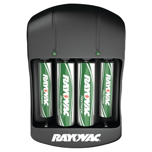 Value Charger with 2 AAA & 2 AA Ready-to-Use Rechargeable Batteries