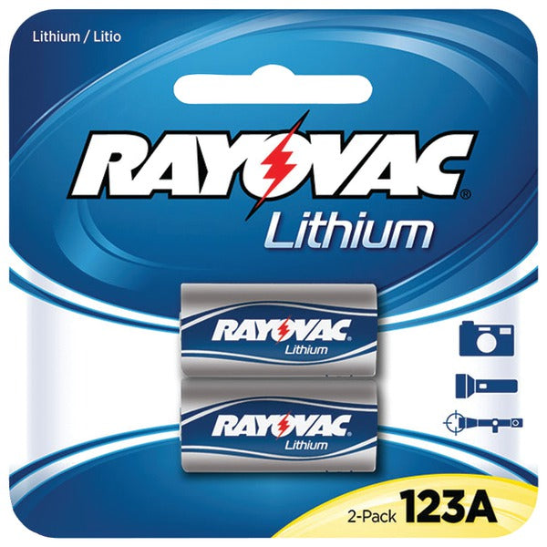 3-Volt Lithium 123A Photo Batteries (2 pk)