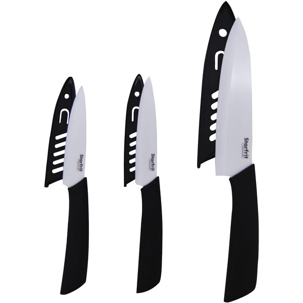 3-Piece Set of Ceramic Knives